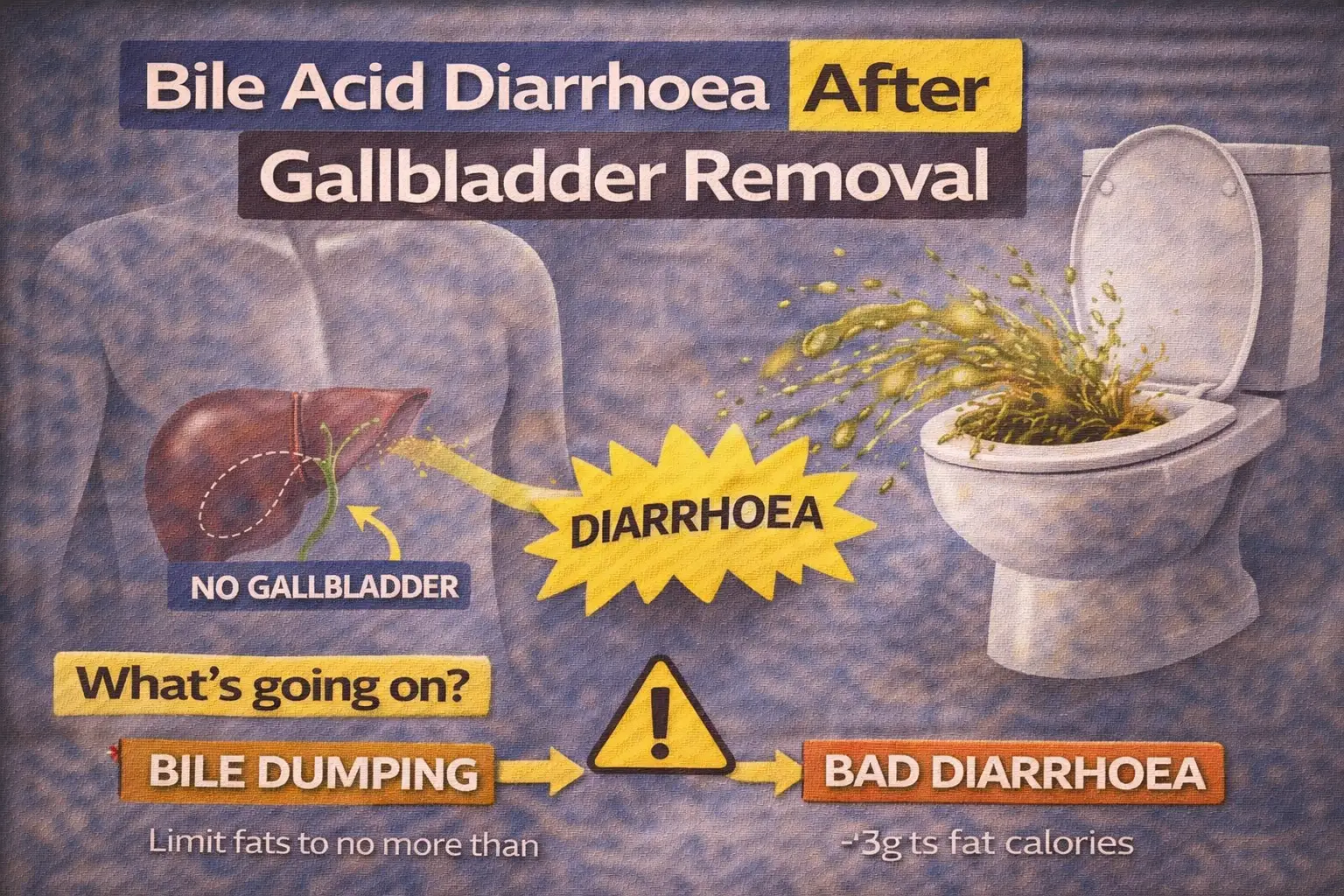 Post-Cholecystectomy Diarrhoea (UK): Is It Bile Acid Diarrhoea and What Should You Do?