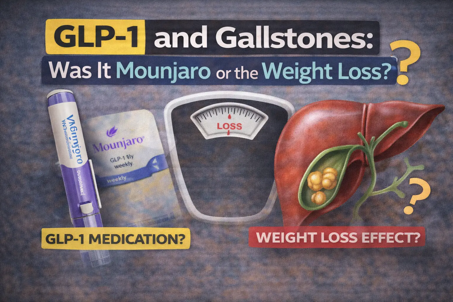 GLP-1 and Gallstones: Was It Mounjaro or the Weight Loss? (UK)