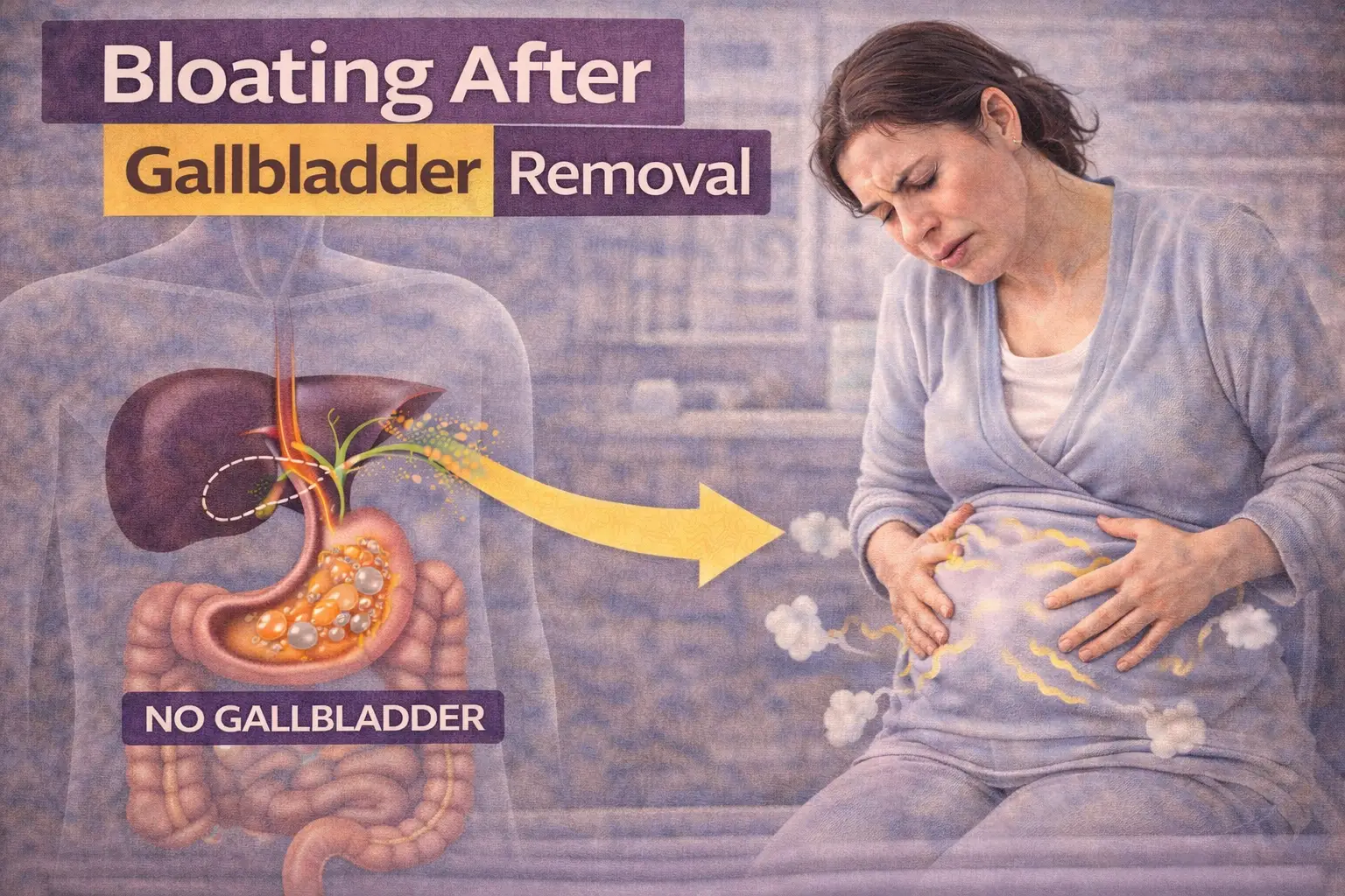 Bloating After Gallbladder Removal (UK): Gas, Fibre, Fat, or BAD (What Helps)