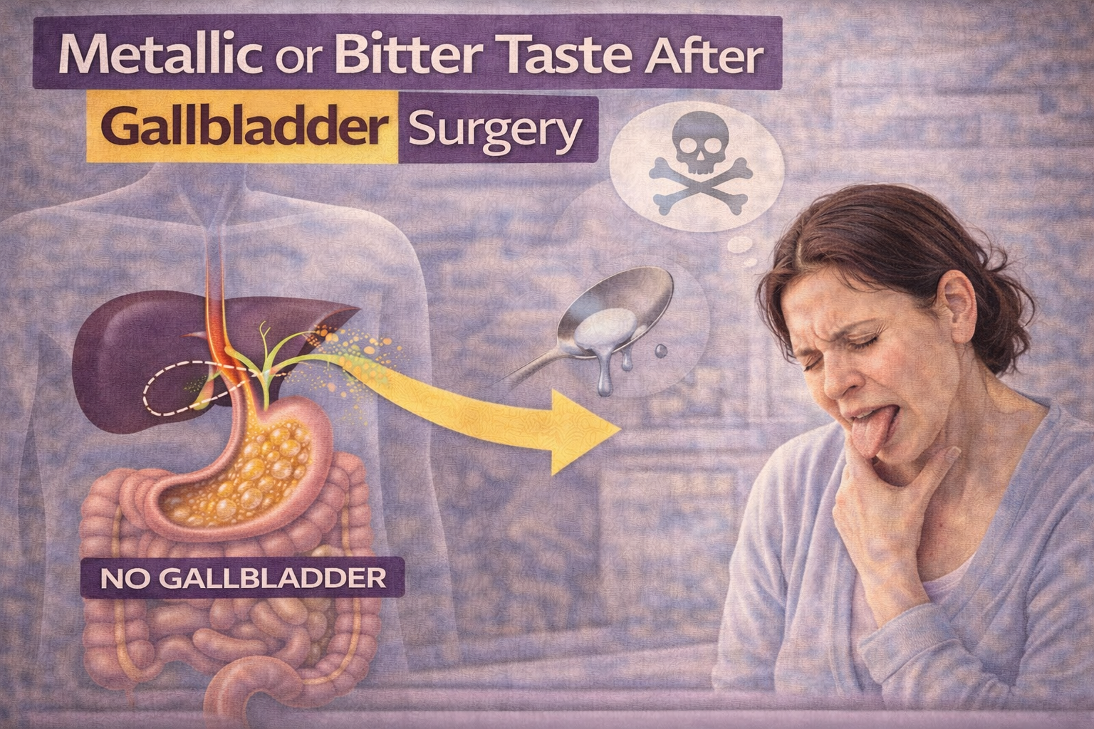 Metallic or Bitter Taste After Gallbladder Surgery (UK): Causes, Fixes, and Red Flags