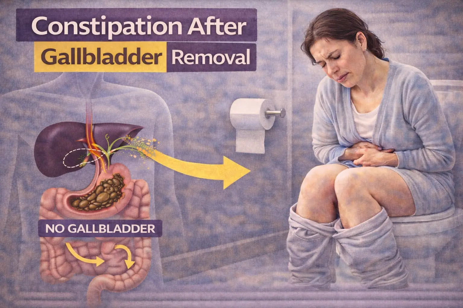 Constipation After Gallbladder Removal (UK): Painkillers, Bile Changes, and How to Fix It Safely