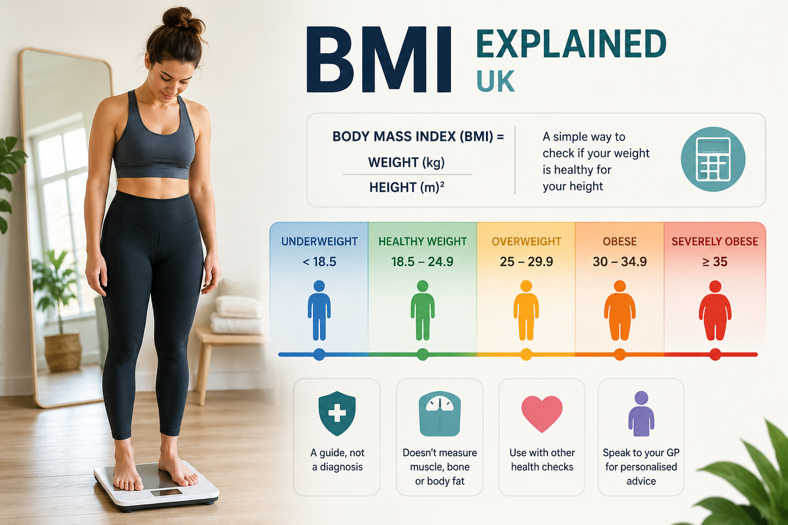 BMI Explained UK — What Your BMI Means, Its Limitations, and Why It’s Not the Whole Story (2026)
