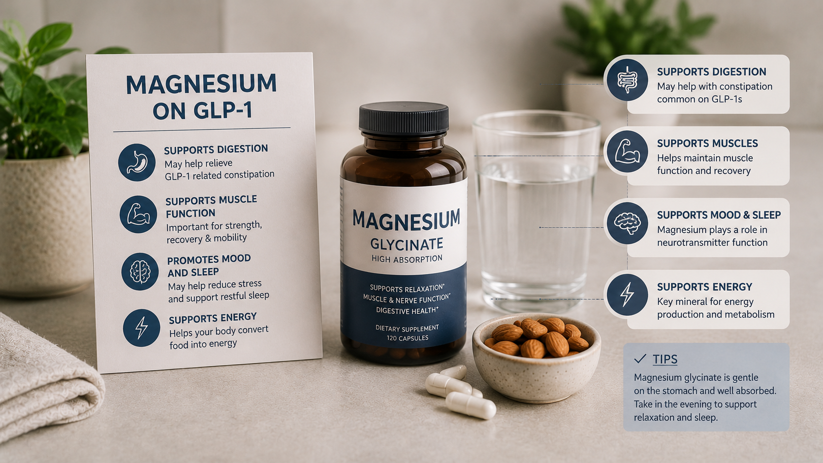 Magnesium on GLP-1 UK: Which Type, How Much and Why It Matters