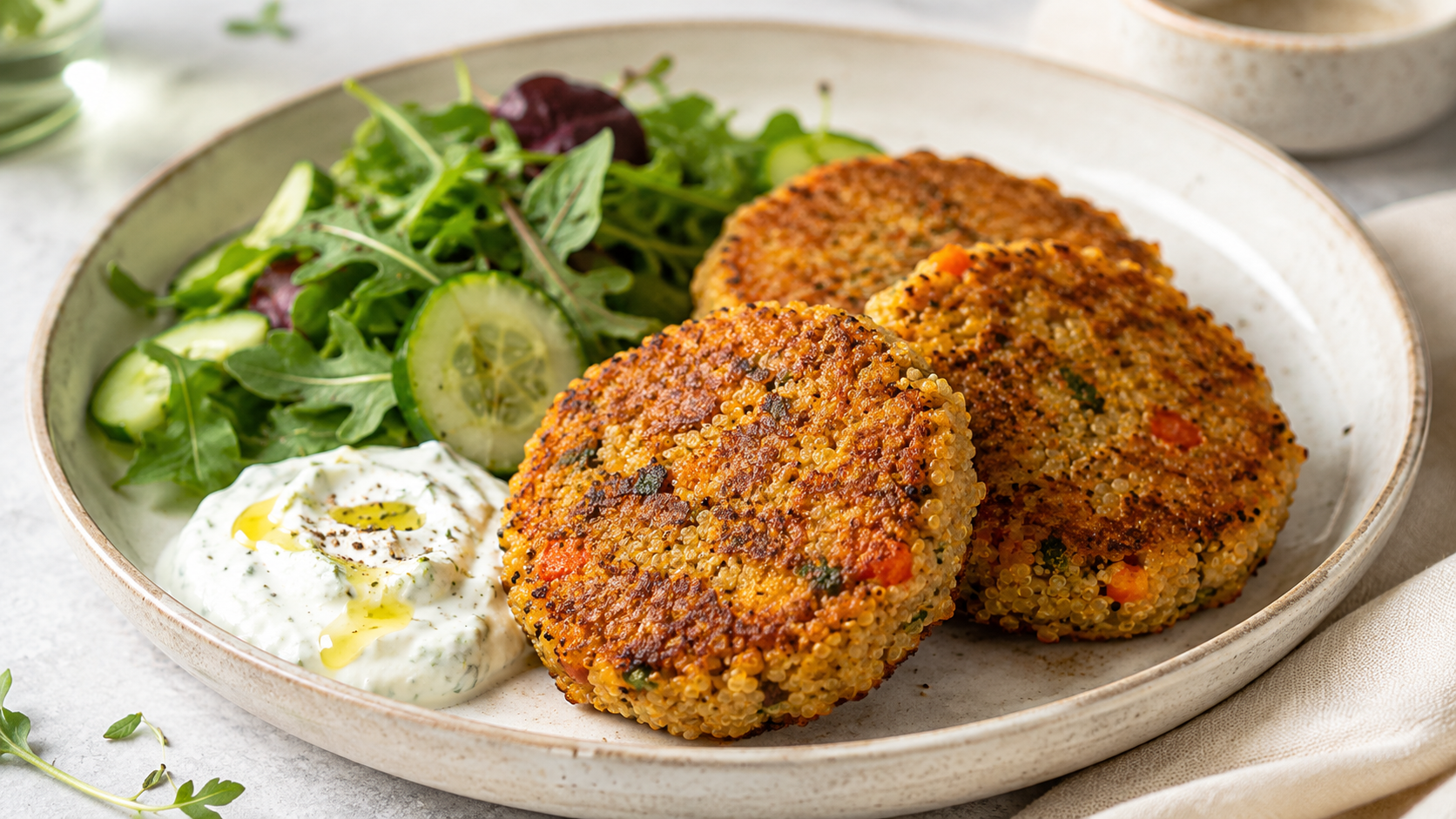Spiced Quinoa Patties: A Protein-and-Fibre GLP-1 Dinner You Can Make Ahead