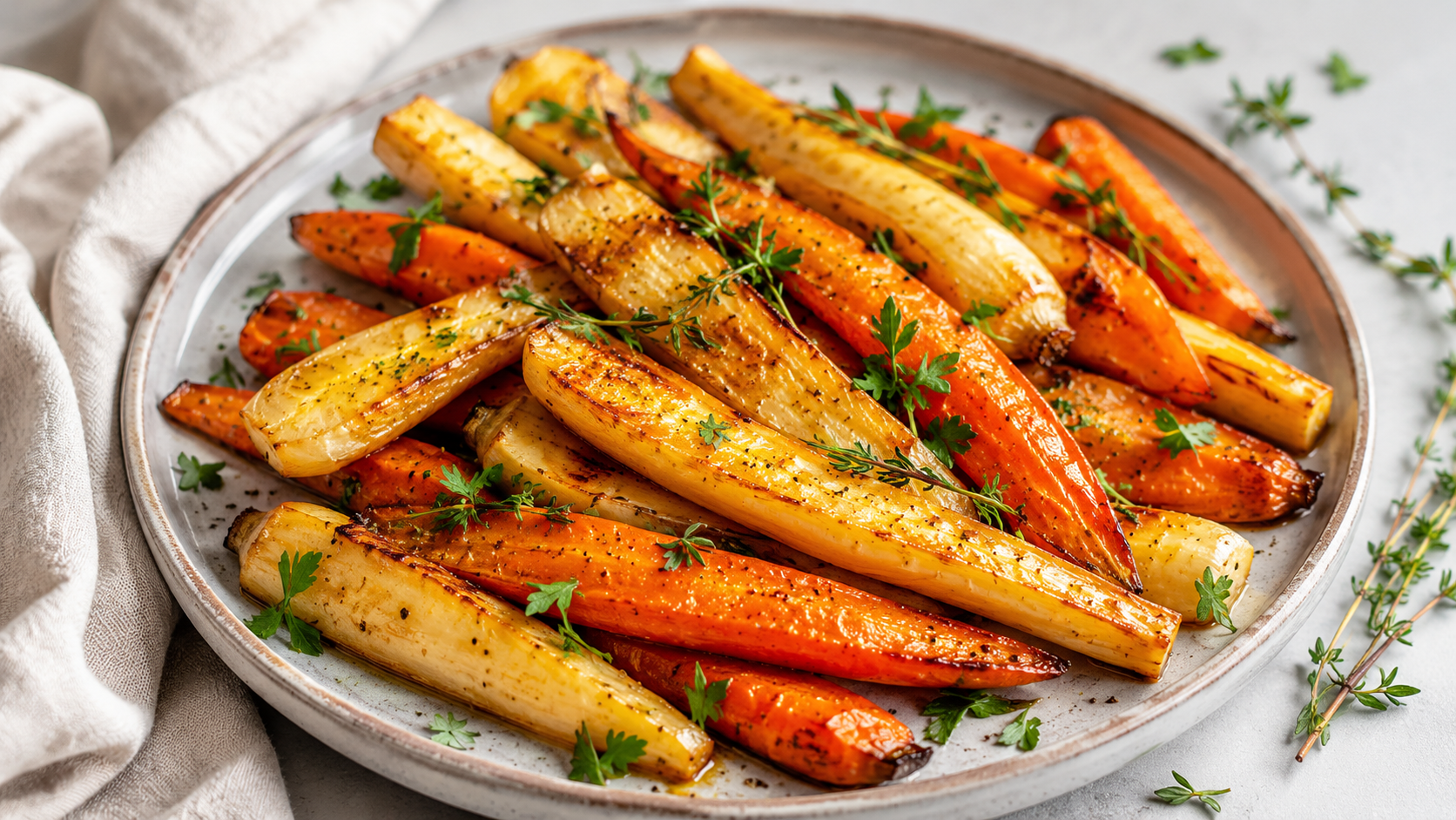 Roasted Parsnips & Carrots: A Naturally Sweet, High-Fibre GLP-1 Side